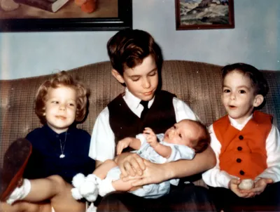 The four Ledbetter children, November 1967