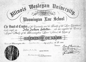 Civil Affairs Training School diploma, 1945